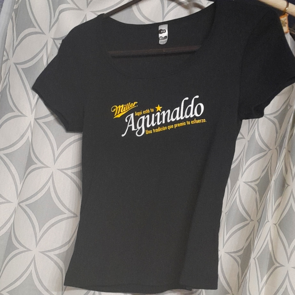 Med-small- Miller aguinaldo tee shirt small (tagged m)